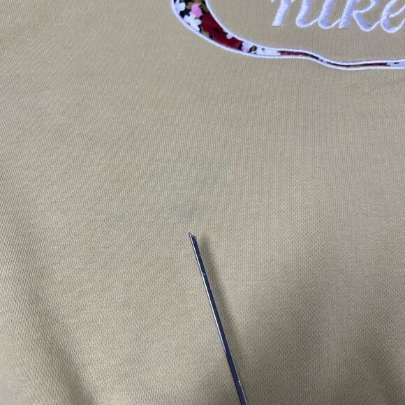 Nike Women's Sportswear Crop Fleece Hoodie Sweatshirt Tea Tree Size S - Picture 9 of 13